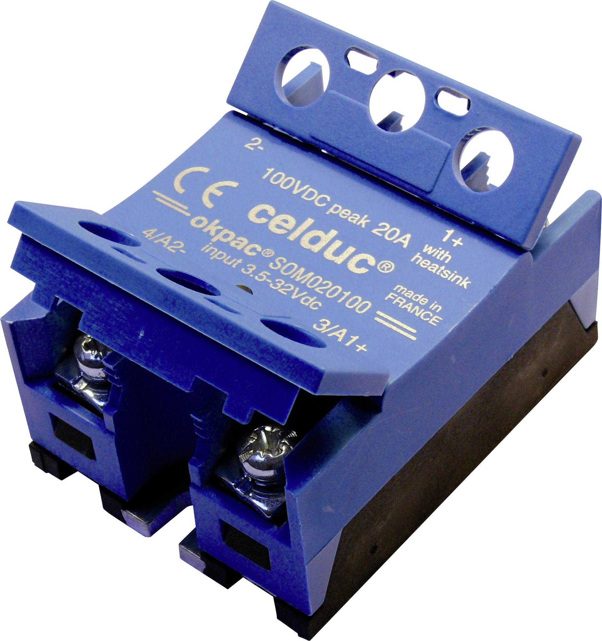 Celduc Halbleiterrelais SOM040100 40 A Schaltspannung (max.): 60 V/AC, 60 V/DC 1 St.
