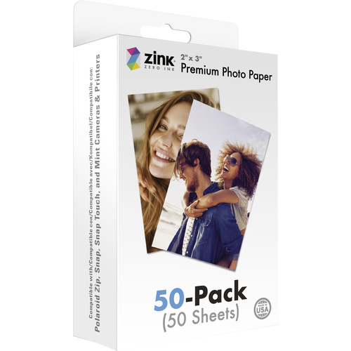 Zink ZINKPZ2X350 Zink-Papier 50 St. Weiß