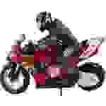 2436324 Stunt motorcycle 1:6 Moto RC débutant Moto avec accu et câble de charge, avec effet lumineux, avec fonction sonore