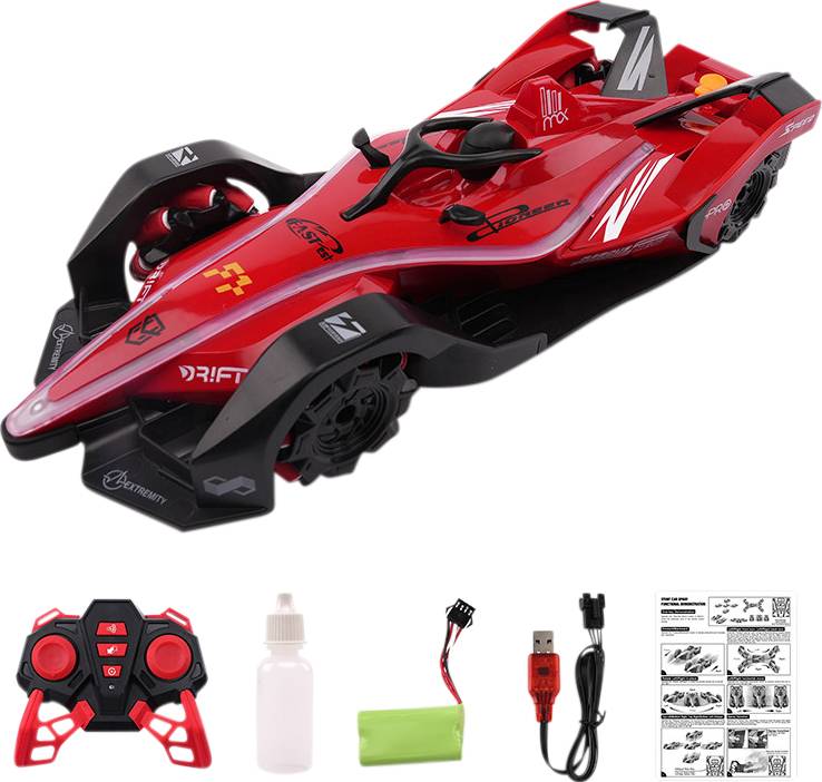 2436325 Stunt racer RC Einsteiger Modellauto Formel 1 inkl. Akku und Ladekabel, mit Lichteffekt, mit Geräuschefunktion