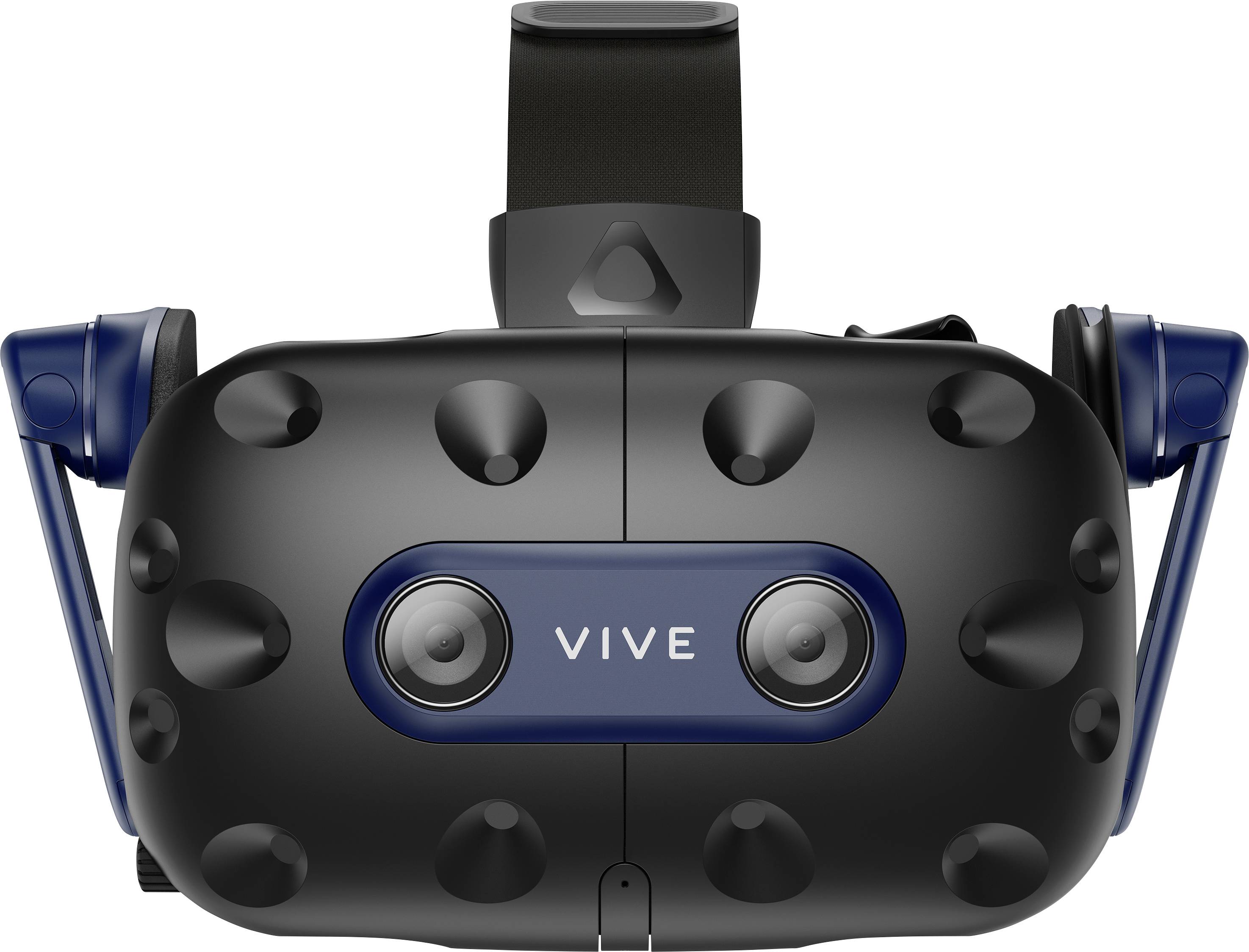 HTC Virtual Reality Brille VIVE Pro 2 Full Kit + Wireless Kit Schwarz (matt), Schwarz/Blau inkl. Controller, mit integriertem