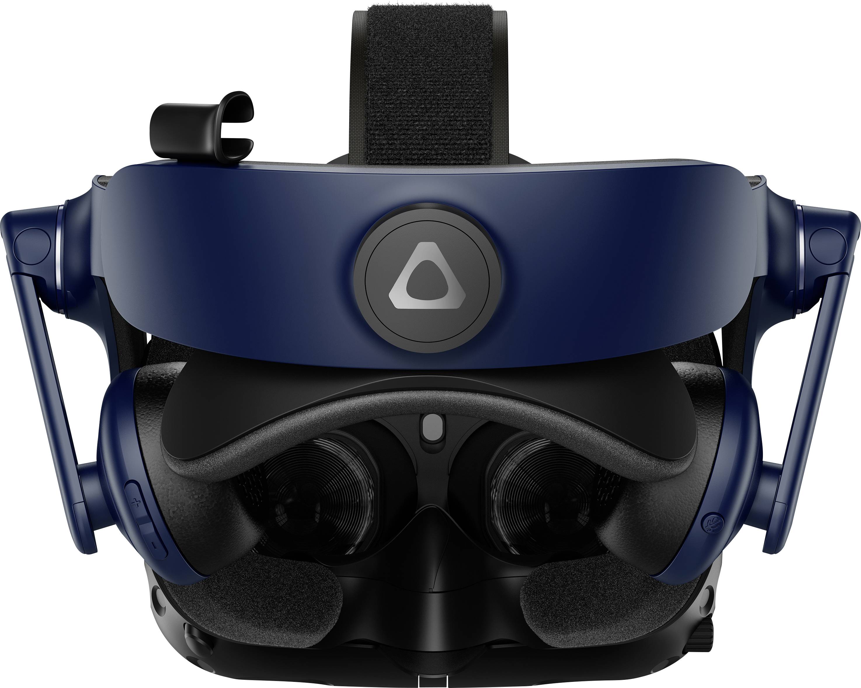 HTC Virtual Reality Brille VIVE Pro 2 Full Kit + Wireless Kit Schwarz (matt), Schwarz/Blau inkl. Controller, mit integriertem