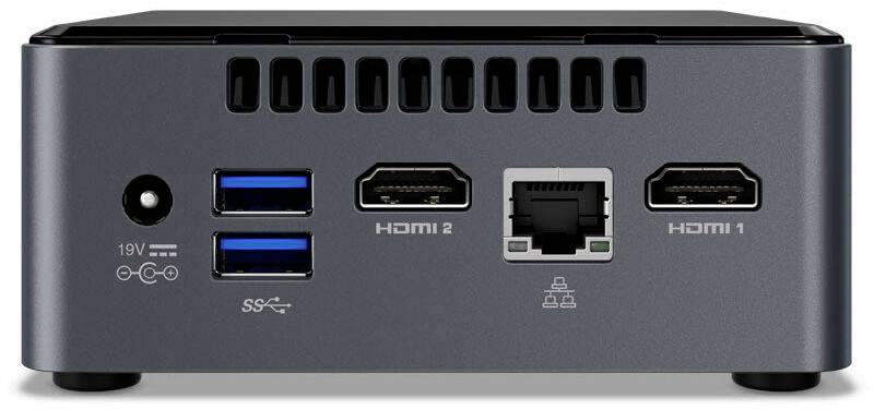 Intel Mini PC NUC7 () Intel® Celeron® J4005 4 GB RAM 64 GB eMMC Win 10 Home BOXNUC7CJYSAMN