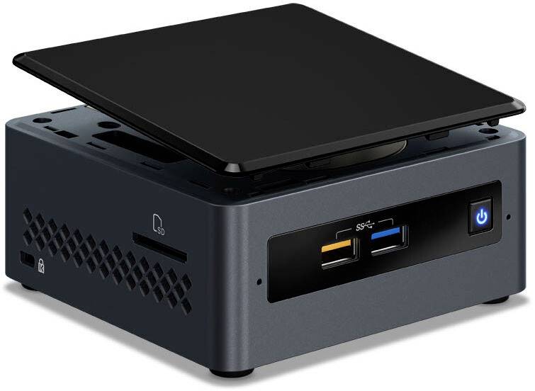 Intel Mini PC NUC7 () Intel® Celeron® J4005 4 GB RAM 64 GB eMMC Win 10 Home BOXNUC7CJYSAMN