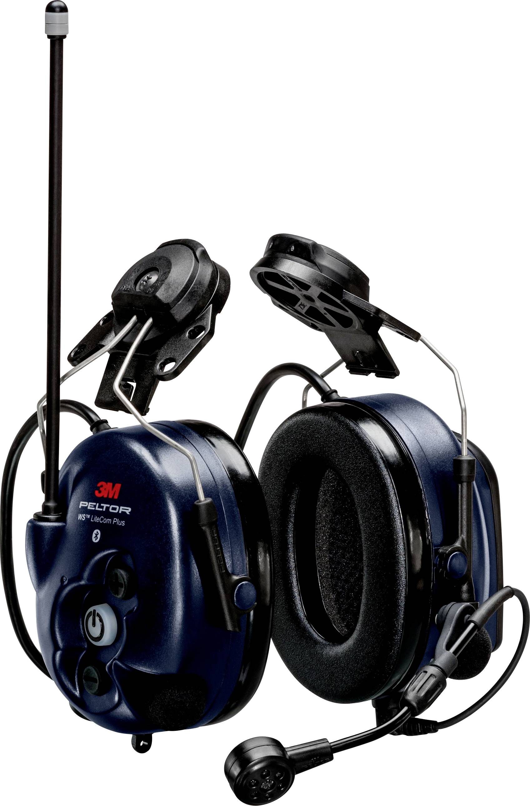 '3M Peltor WorkTunes Pro AM/FM-Radio-Gehörschutzkopfhörer' mit Mikrofon und verstellbarem Bügel, geeignet für lärmintensive Umgebungen.