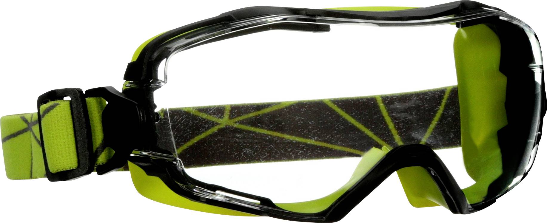3M GG6001SGAF-GRN Vollsichtbrille mit Antibeschlag-Schutz, mit Antikratz-Schutz Limettengrün EN 166, EN 170 DIN 166, DIN 170