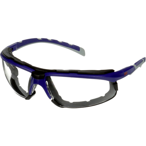 3M S2001SGAF-BGR-F Schutzbrille mit Antibeschlag-Schutz, mit Antikratz-Schutz Blau, Grau EN 166 DIN 166