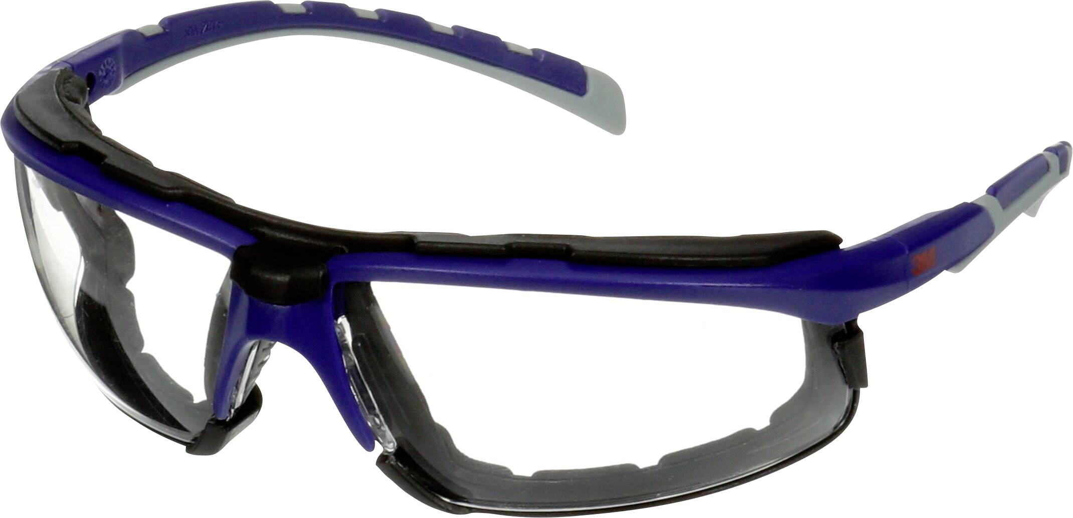 3M S2001SGAF-BGR-F Schutzbrille mit Antibeschlag-Schutz, mit Antikratz-Schutz Blau, Grau EN 166 DIN 166