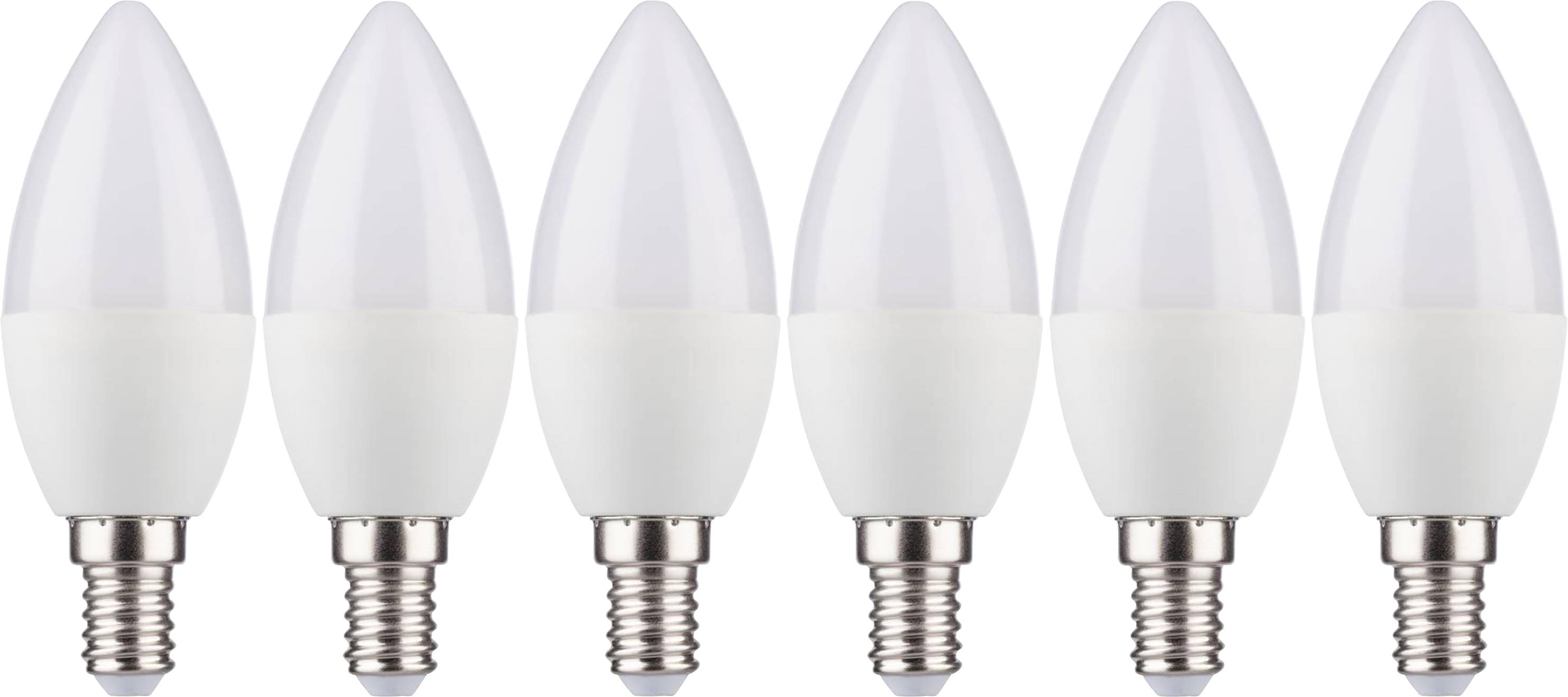 Sygonix SY-3780856 LED E14 Kerzenform 4W = 40W Warmweiß 6St.