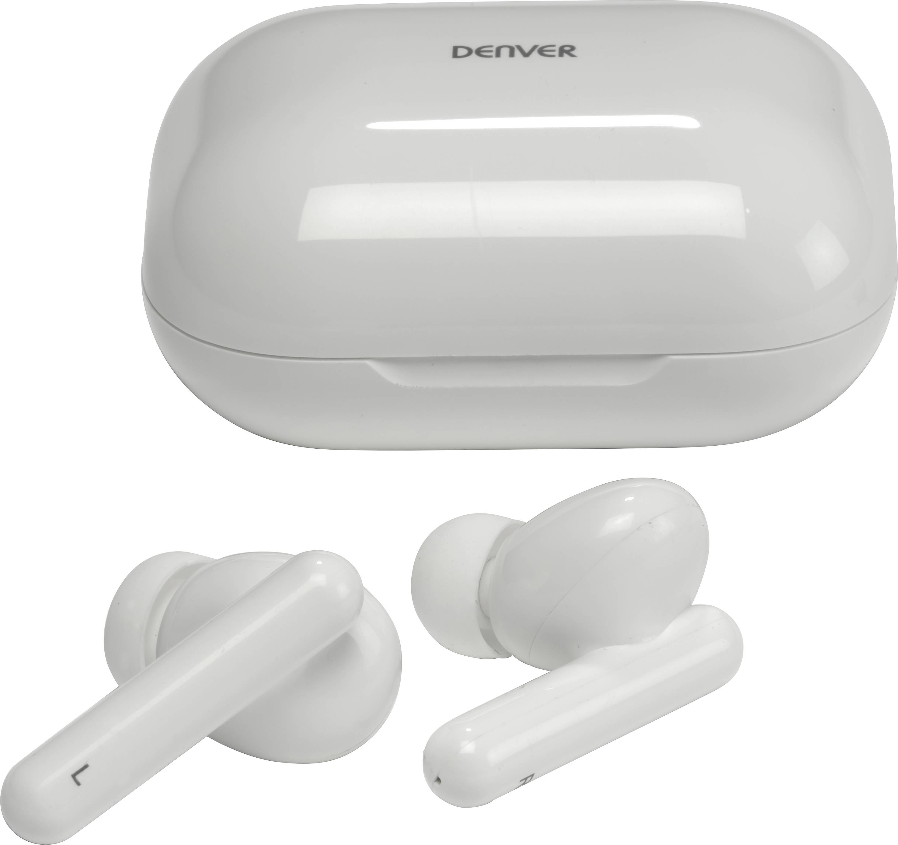 Denver TWE-38 In Ear Kopfhörer Bluetooth® Weiß