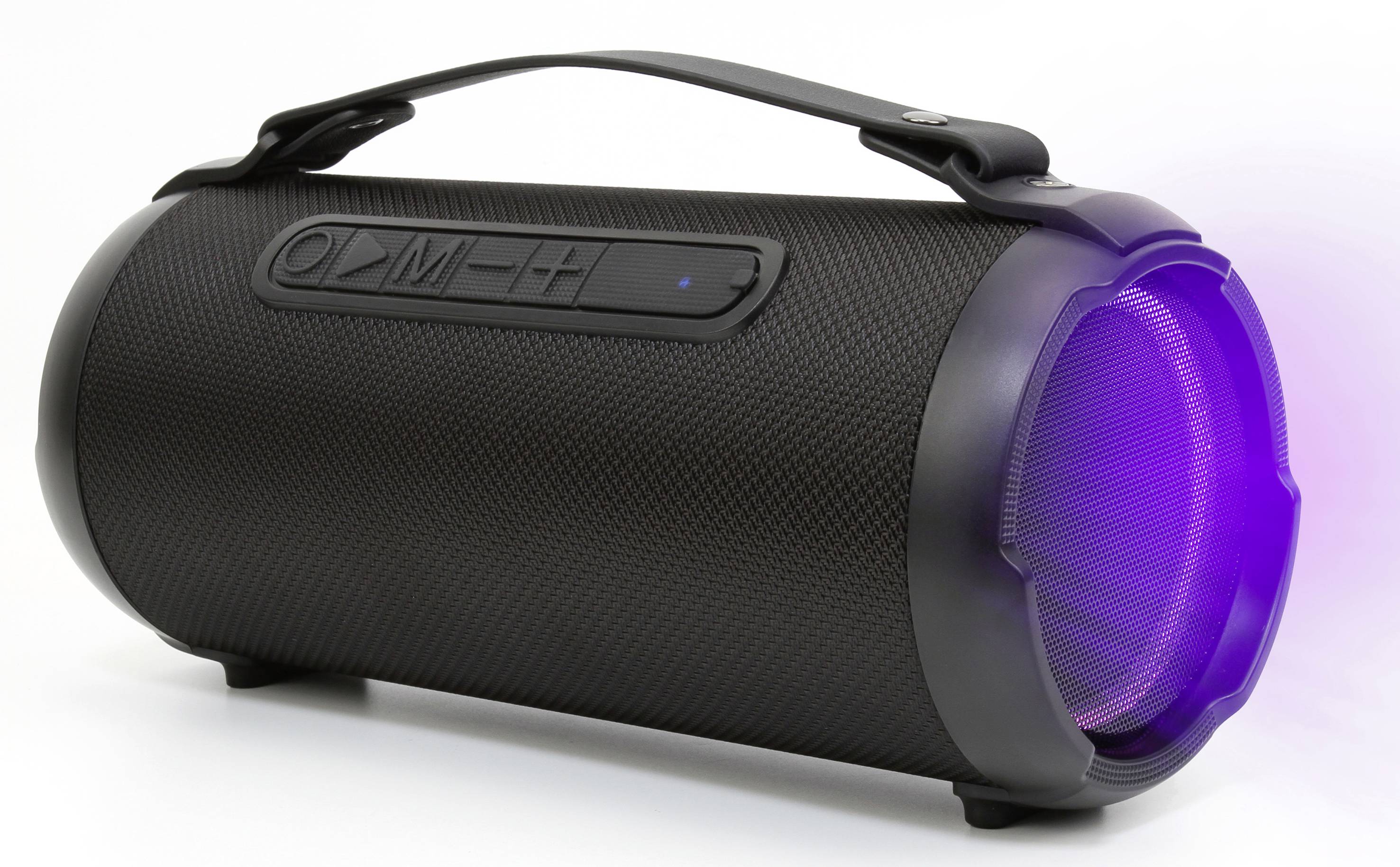 Denver BTG-408 Bluetooth® Lautsprecher spritzwassergeschützt, AUX, USB, SD Schwarz