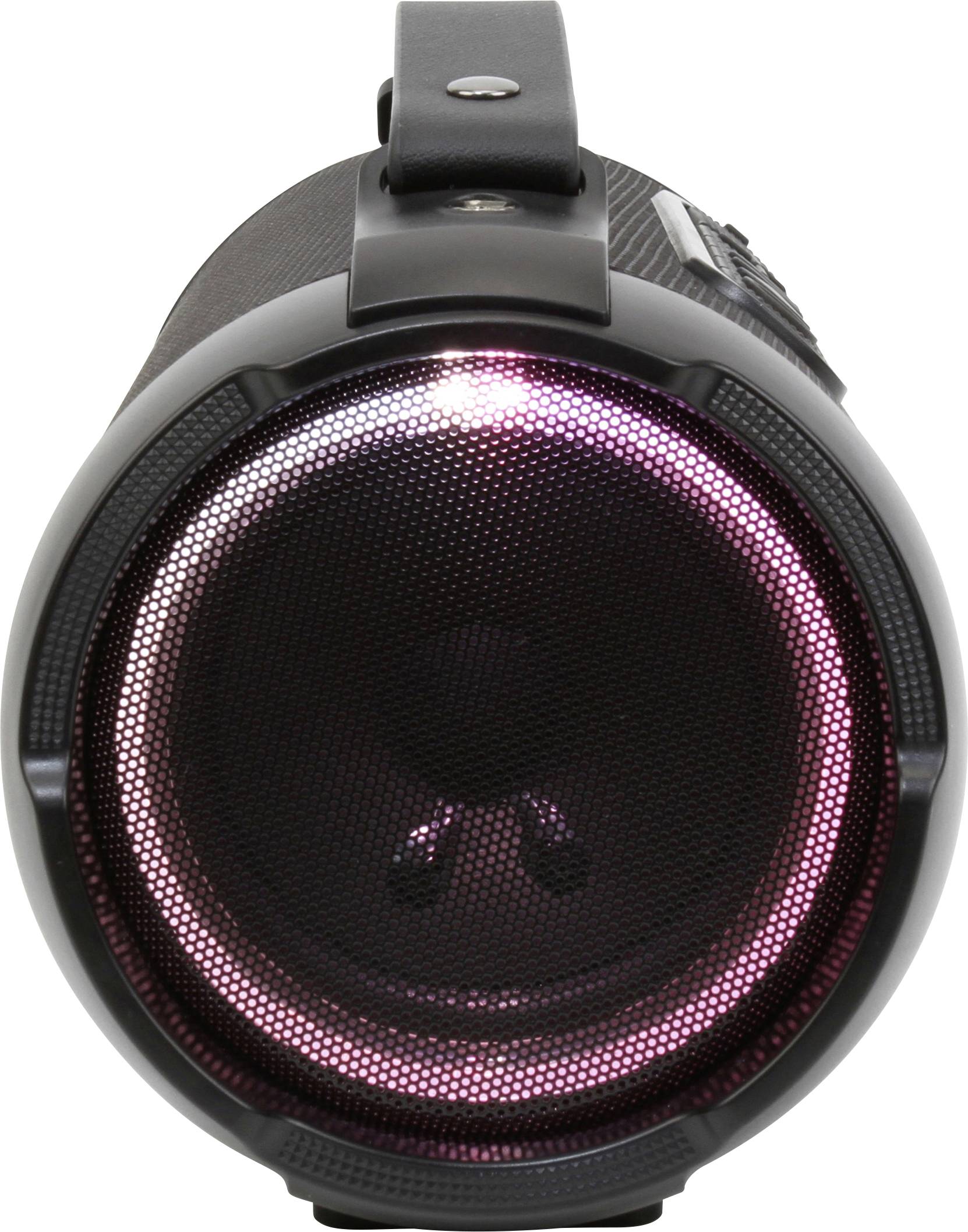 Denver BTG-408 Bluetooth® Lautsprecher spritzwassergeschützt, AUX, USB, SD Schwarz