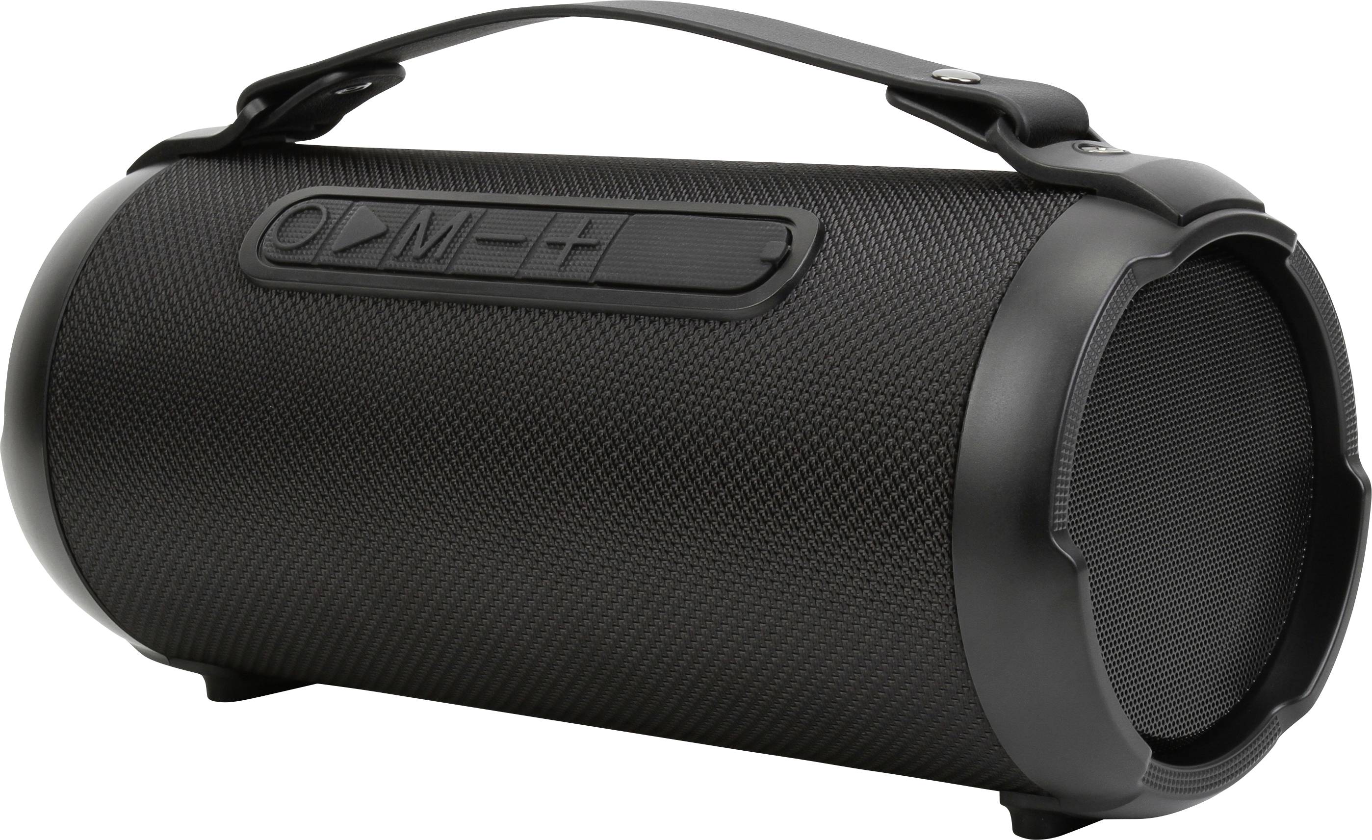 Denver BTG-408 Bluetooth® Lautsprecher spritzwassergeschützt, AUX, USB, SD Schwarz