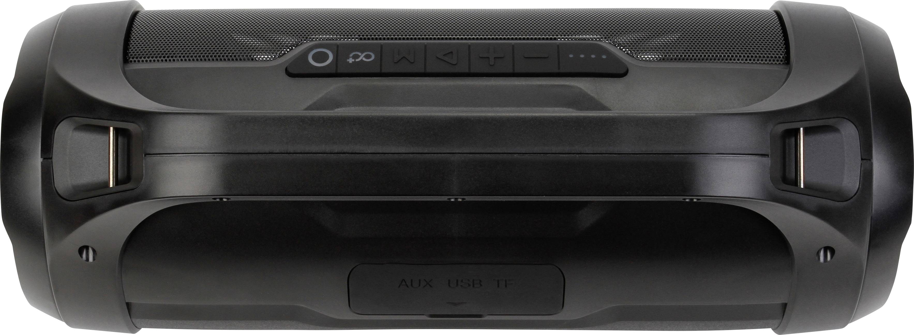 Denver BTG-615 Bluetooth® Lautsprecher USB, AUX, spritzwassergeschützt Schwarz