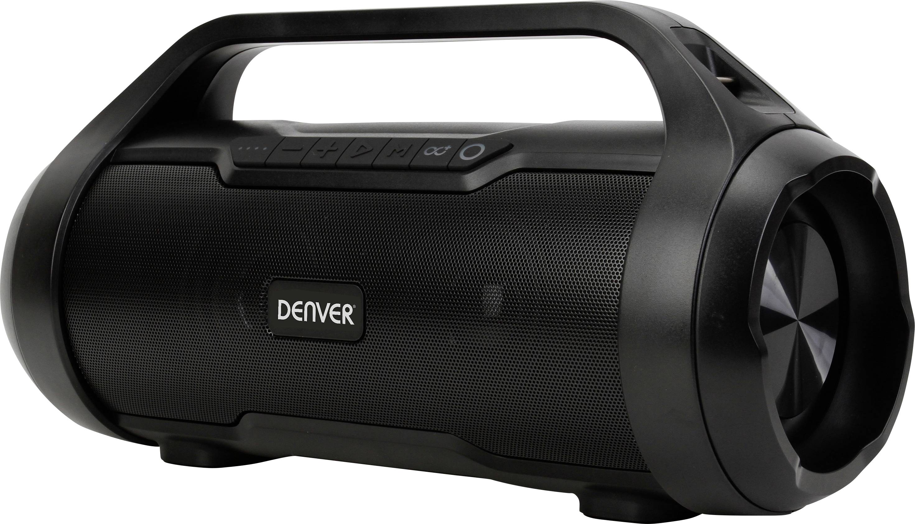 Denver BTG-615 Bluetooth® Lautsprecher USB, AUX, spritzwassergeschützt Schwarz