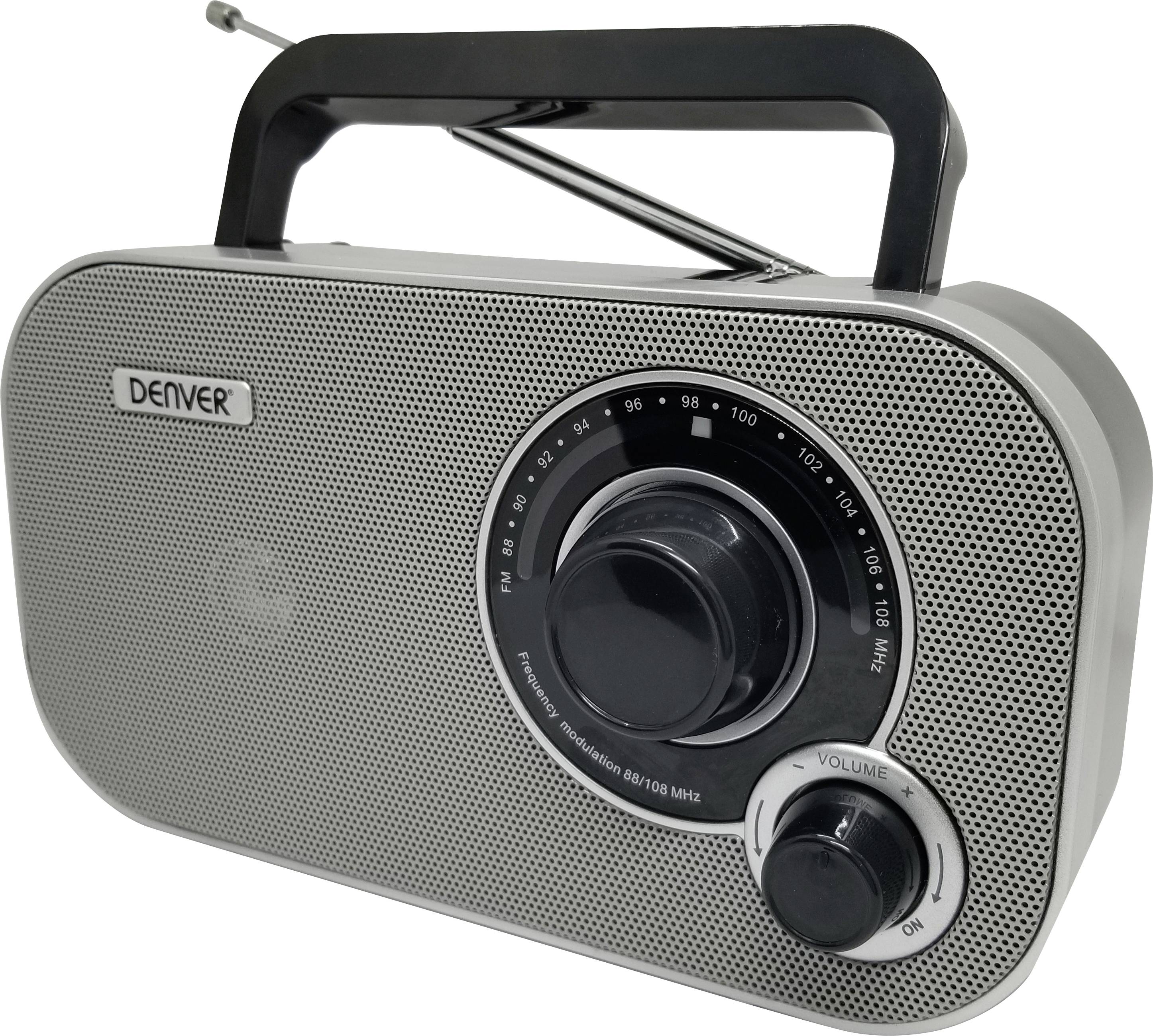 Denver TR-51 Küchenradio UKW Grau