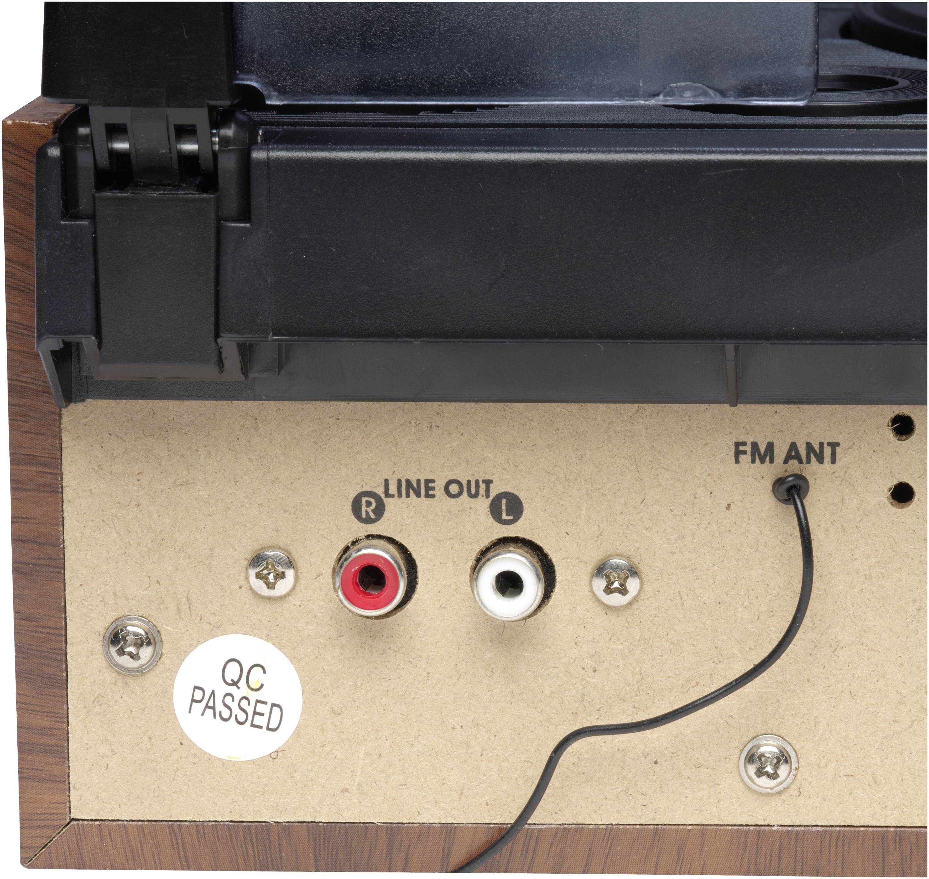 Denver VPR-190 Plattenspieler Holz