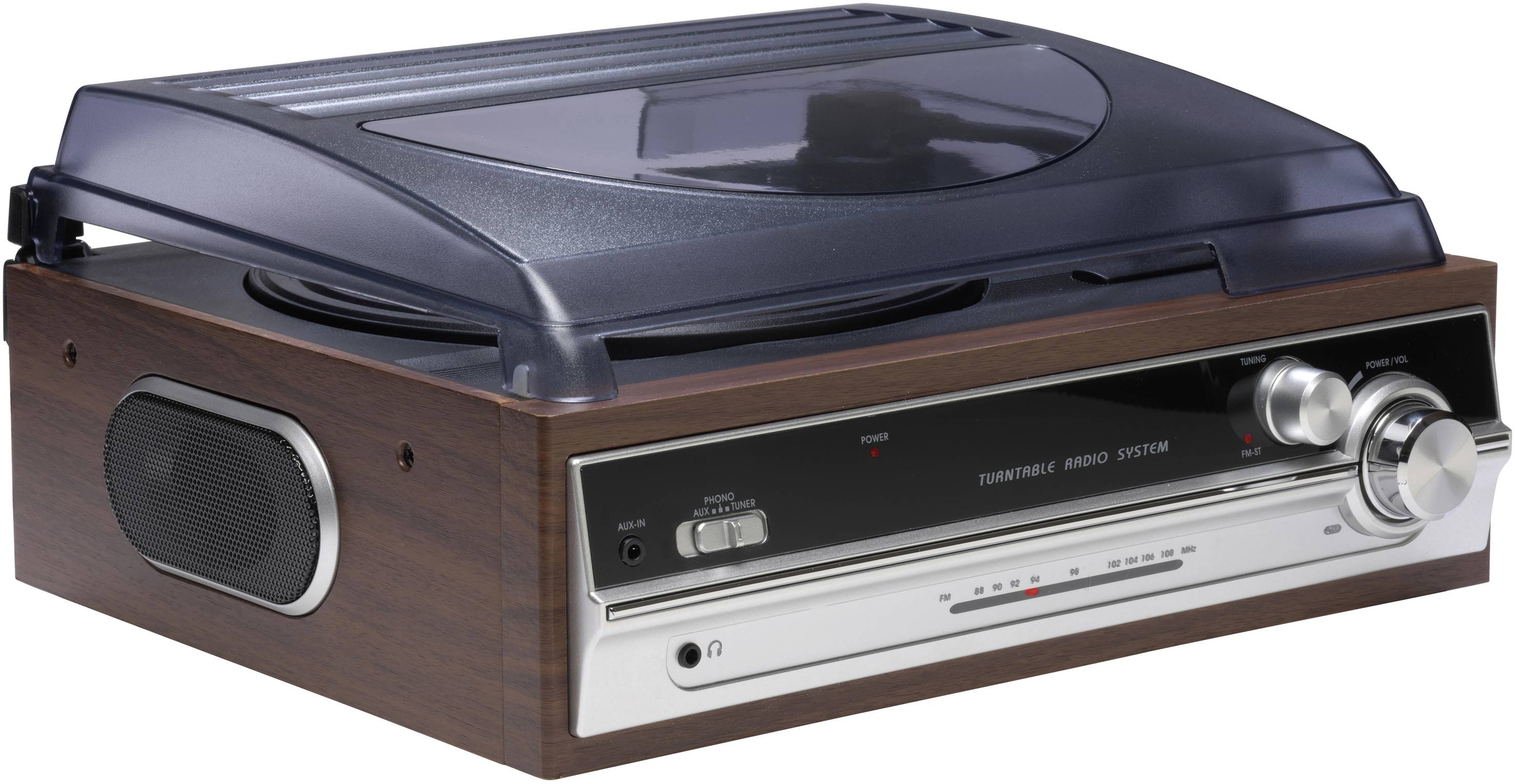 Denver VPR-190 Plattenspieler Holz