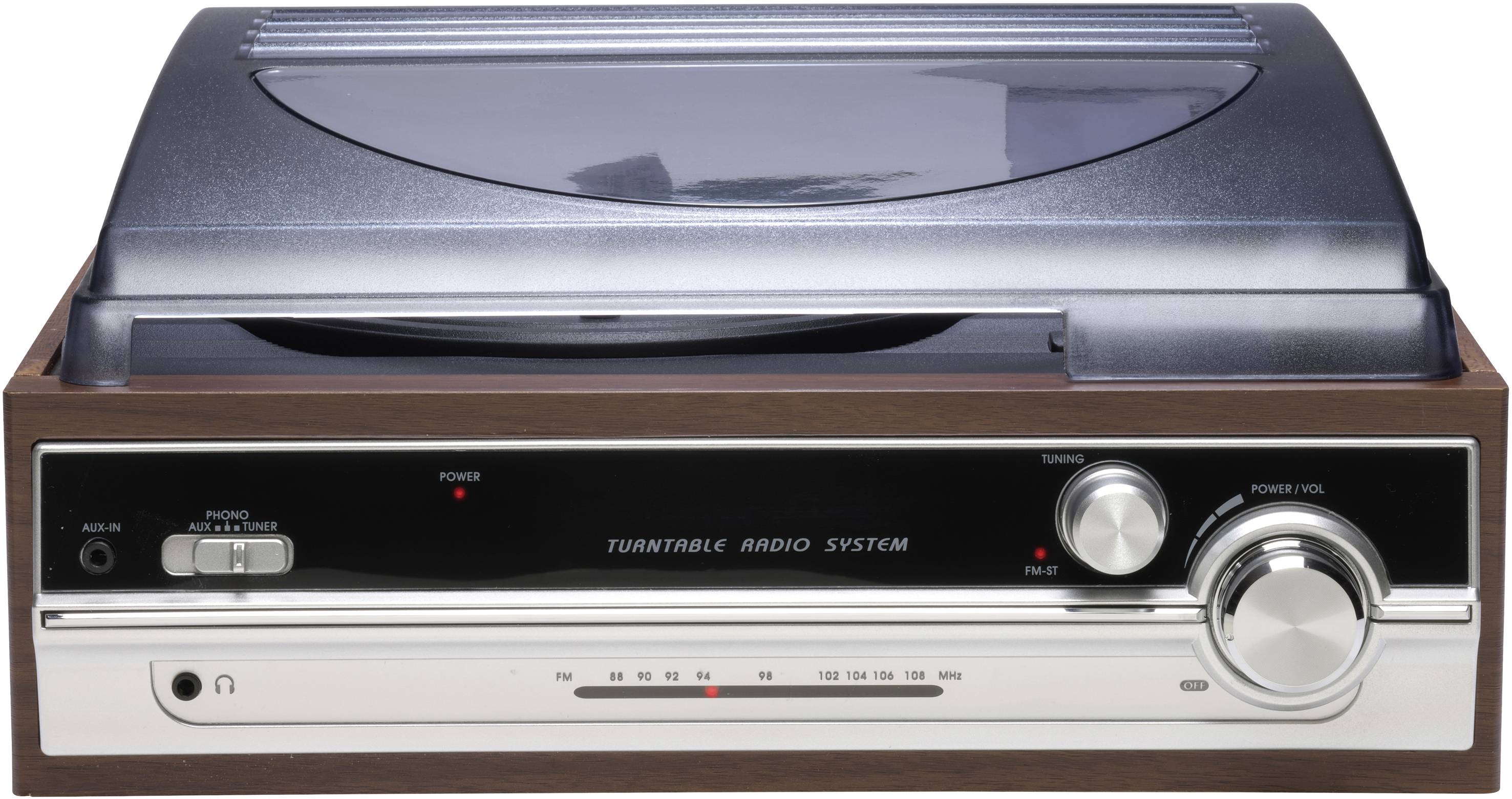 Denver VPR-190 Plattenspieler Holz