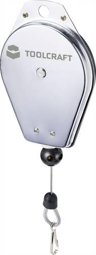 TOOLCRAFT TO-7310169 Federzug, Seilauszug bis 2 m Tragkraft (max.) 3 kg