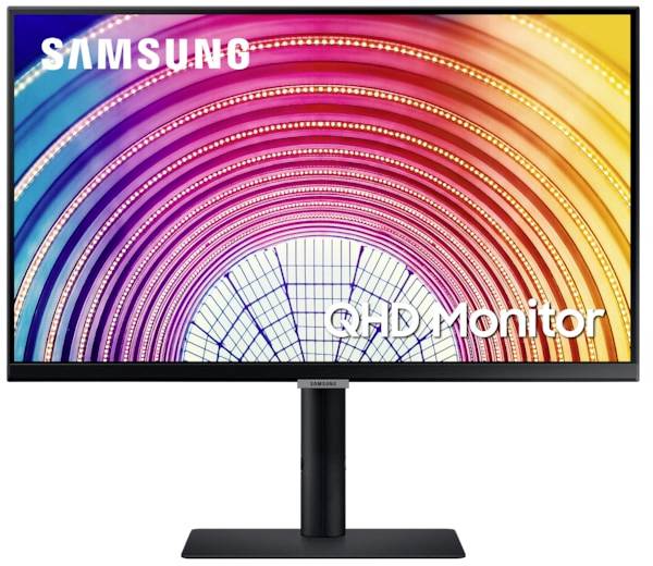 Samsung LS24A600 LCD-Monitor EEK E (A - G) 61 cm (24 Zoll) 2560 x 1440 Pixel 16:9 5 ms HDMI®, Kopfhörer (3.5 mm Klinke), USB-A (USB 2.0), USB-A (US