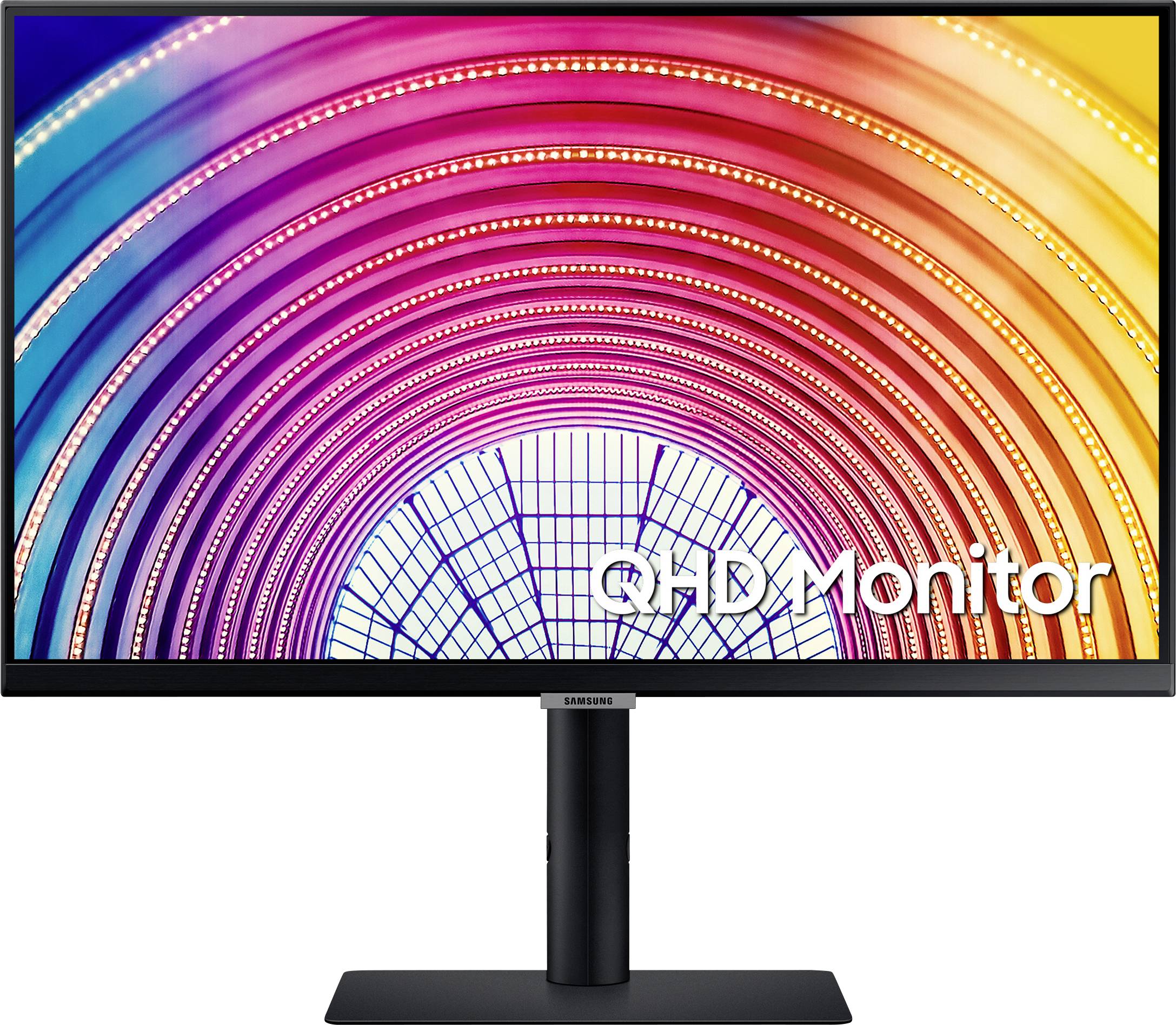 Samsung LS24A600 LCD-Monitor EEK E (A - G) 61 cm (24 Zoll) 2560 x 1440 Pixel 16:9 5 ms HDMI®, Kopfhörer (3.5 mm Klinke), USB-A (USB 2.0), USB-A (US