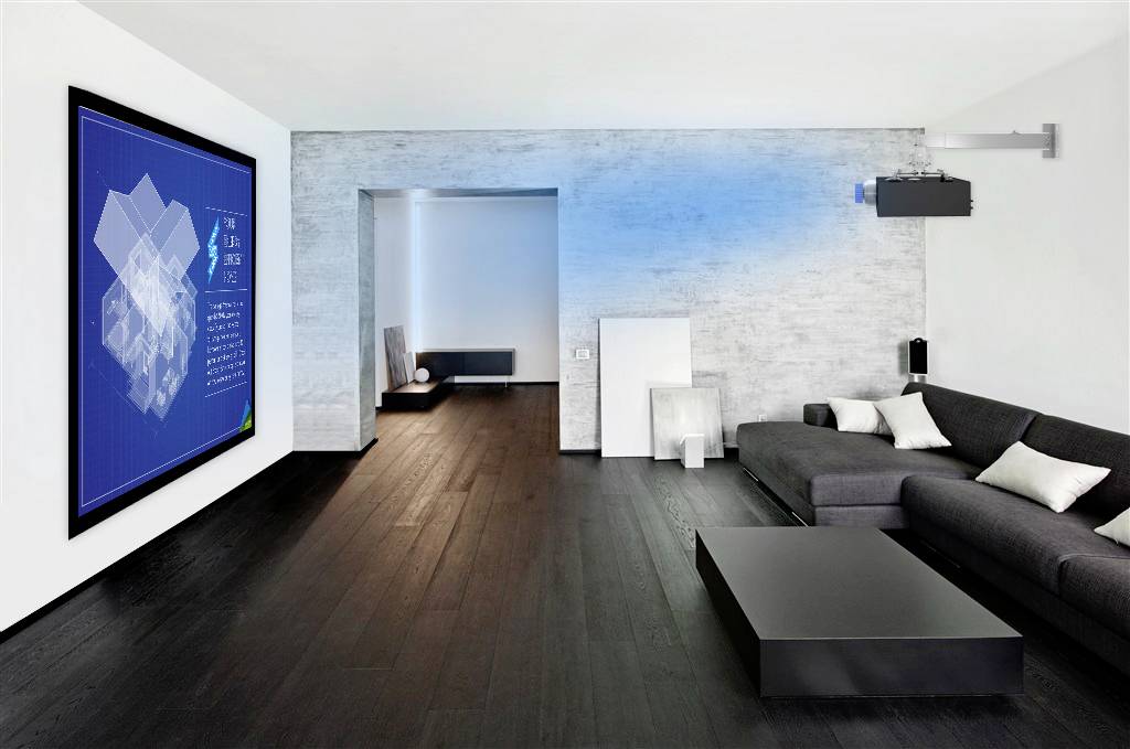 Reflecta Tapa Beamer-Deckenhalterung Boden-/Deckenabstand (max.): 65cm Wandabstand (max.): 56cm Silber