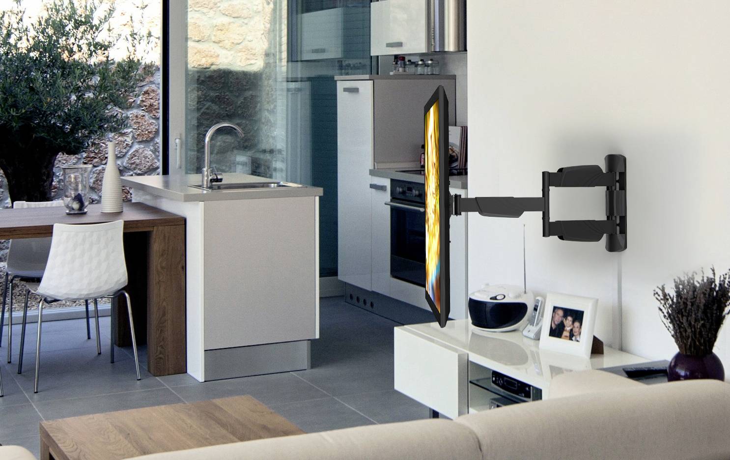 Reflecta FLEXO TV-Wandhalterung 59,9cm (23,6") - 139,7cm (55") Schwenkbar