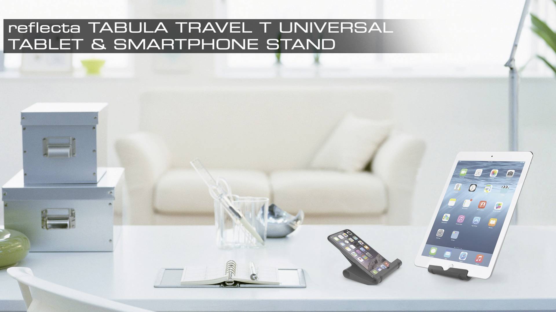 Reflecta Tabula Travel Tablet-Halterung Universal 17,8 cm (7") - 25,7 cm (10,1")