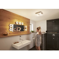 LEDVANCE BATHROOM DECORATIVE CEILING AND WALL WITH WIFI TECHNOLOGY 2 4058075573772 LED-Bad-Wandleuchte 8W Warmweiß Silber LEDVANCE BATHROOM DECORATIVE CEILING AND WALL WITH WIFI TECHNOLOGY 2 4058075573772 LED-Bad-Wandleuchte 8W Warmweiß Silber