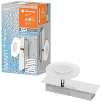 LEDVANCE BATHROOM DECORATIVE CEILING AND WALL WITH WIFI TECHNOLOGY 2 4058075573772 LED-Bad-Wandleuchte 8W Warmweiß Silber LEDVANCE BATHROOM DECORATIVE CEILING AND WALL WITH WIFI TECHNOLOGY 2 4058075573772 LED-Bad-Wandleuchte 8W Warmweiß Silber
