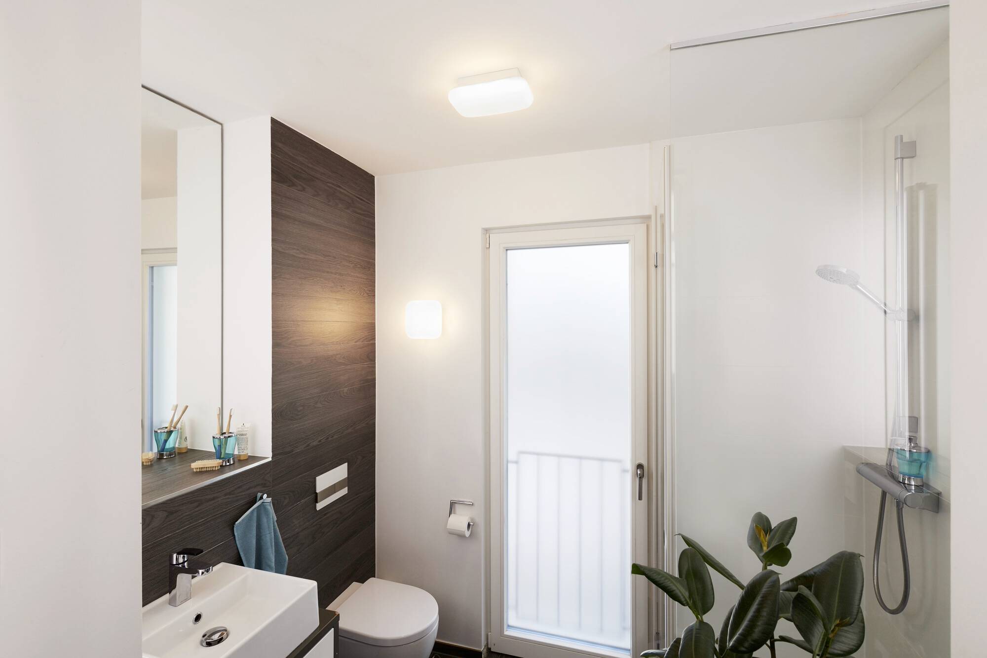 LEDVANCE BATHROOM DECORATIVE CEILING AND WALL WITH WIFI TECHNOLOGY 4058075574373 LED-Bad-Deckenleuchte 12 W Warmweiß Weiß