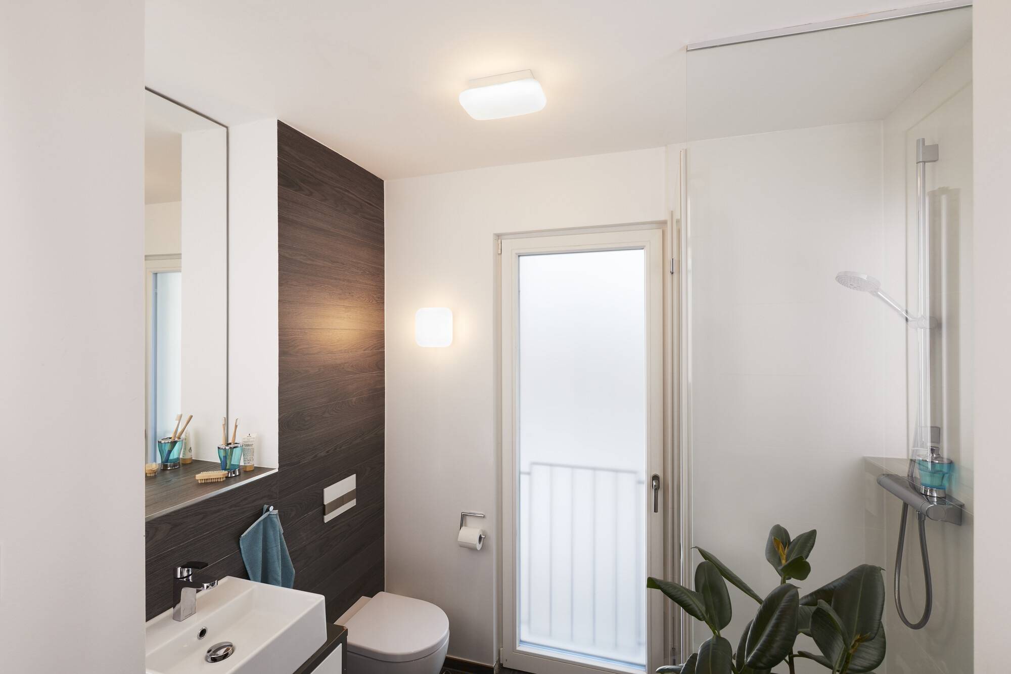 LEDVANCE BATHROOM DECORATIVE CEILING AND WALL WITH WIFI TECHNOLOGY 4058075574359 LED-Bad-Deckenleuchte 12W Warmweiß Weiß