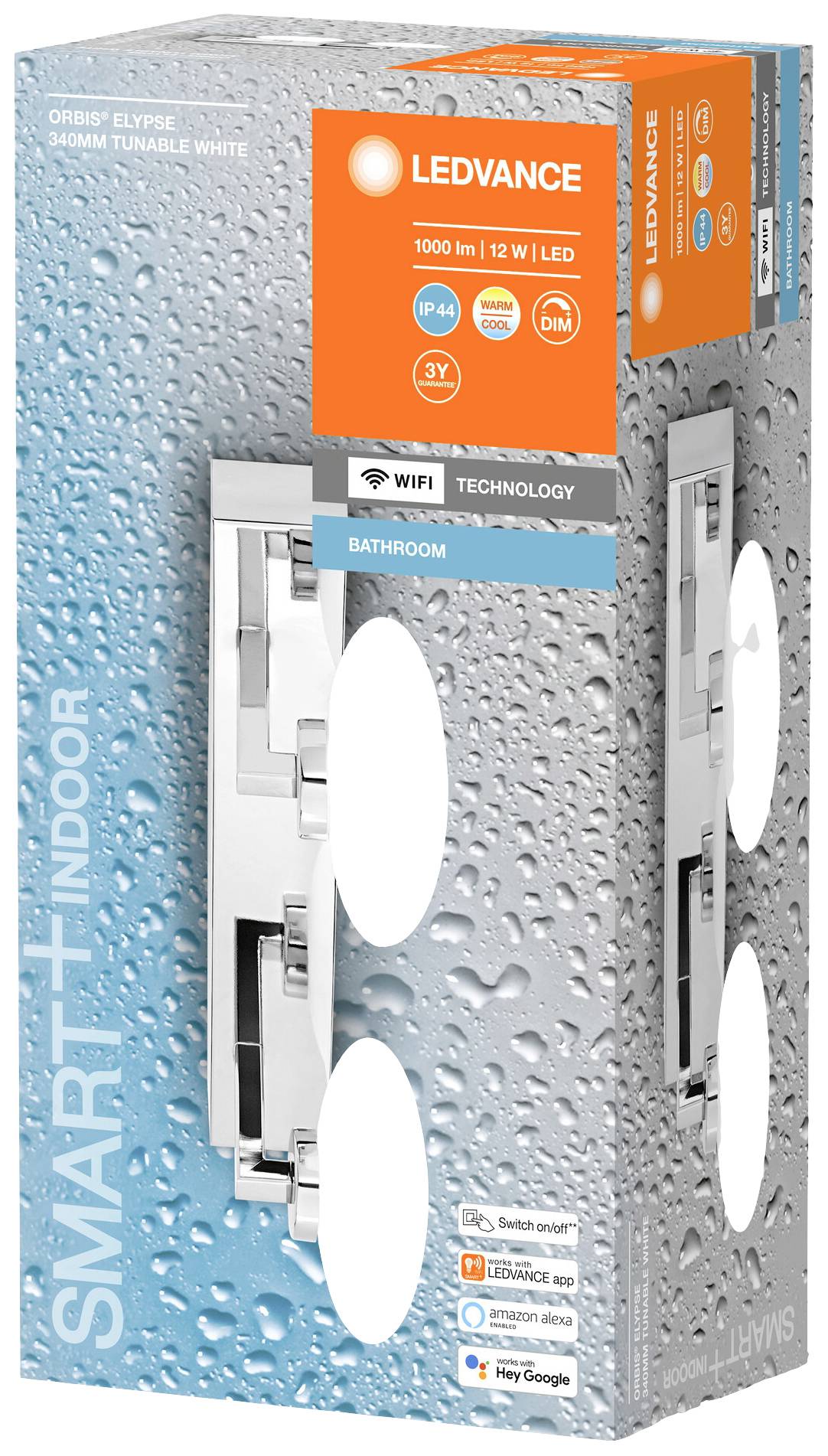 LEDVANCE BATHROOM DECORATIVE CEILING AND WALL WITH WIFI TECHNOLOGY 4058075573963 LED-Bad-Wandleucht