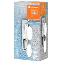 LEDVANCE BATHROOM DECORATIVE CEILING AND WALL WITH WIFI TECHNOLOGY 4058075573963 LED-Bad-Wandleuchte 12 W Warmweiß Silber LEDVANCE BATHROOM DECORATIVE CEILING AND WALL WITH WIFI TECHNOLOGY 4058075573963 LED-Bad-Wandleuchte 12 W Warmweiß Silber