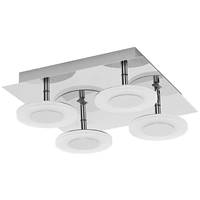 LEDVANCE BATHROOM DECORATIVE CEILING AND WALL WITH WIFI TECHNOLOGY 2 4058075573901 LED-Bad-Wandleuchte 26W Warmweiß Silber LEDVANCE BATHROOM DECORATIVE CEILING AND WALL WITH WIFI TECHNOLOGY 2 4058075573901 LED-Bad-Wandleuchte 26W Warmweiß Silber