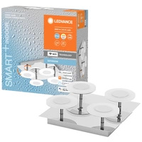 LEDVANCE BATHROOM DECORATIVE CEILING AND WALL WITH WIFI TECHNOLOGY 2 4058075573901 LED-Bad-Wandleuchte 26W Warmweiß Silber LEDVANCE BATHROOM DECORATIVE CEILING AND WALL WITH WIFI TECHNOLOGY 2 4058075573901 LED-Bad-Wandleuchte 26W Warmweiß Silber