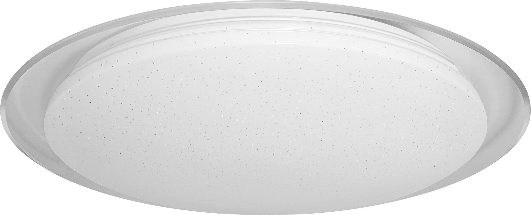 Weiße LED-Deckenleuchte mit schlichtem, rundem Design. Ideal für gleichmäßige Ausleuchtung und moderne Einrichtung.