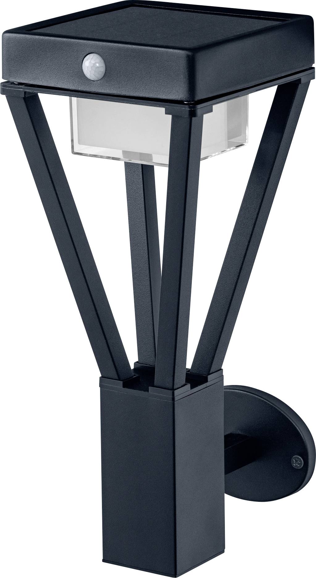 LEDVANCE 4058075564541 ENDURA STYLE SOLAR BOUQUET Solar-Außenwandleuchte mit Bewegungsmelder LED LED fest eingebaut 6W Dunkelgrau