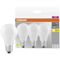 OSRAM HOMELIGHTING 4058075592490 LED EEK D (A - G) E27 Glühlampenform 7.5W = 75W Warmweiß (Ø x L) 60mm x 105mm 3St. OSRAM HOMELIGHTING 4058075592490 LED EEK D (A - G) E27 Glühlampenform 7.5W = 75W Warmweiß (Ø x L) 60mm x 105mm 3St.