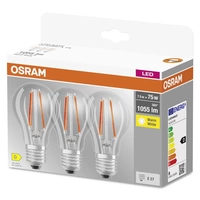 OSRAM HOMELIGHTING 4058075592414 LED EEK D (A - G) E27 Glühlampenform 7.5W = 75W Warmweiß (Ø x L) 60mm x 105mm 3St. OSRAM HOMELIGHTING 4058075592414 LED EEK D (A - G) E27 Glühlampenform 7.5W = 75W Warmweiß (Ø x L) 60mm x 105mm 3St.
