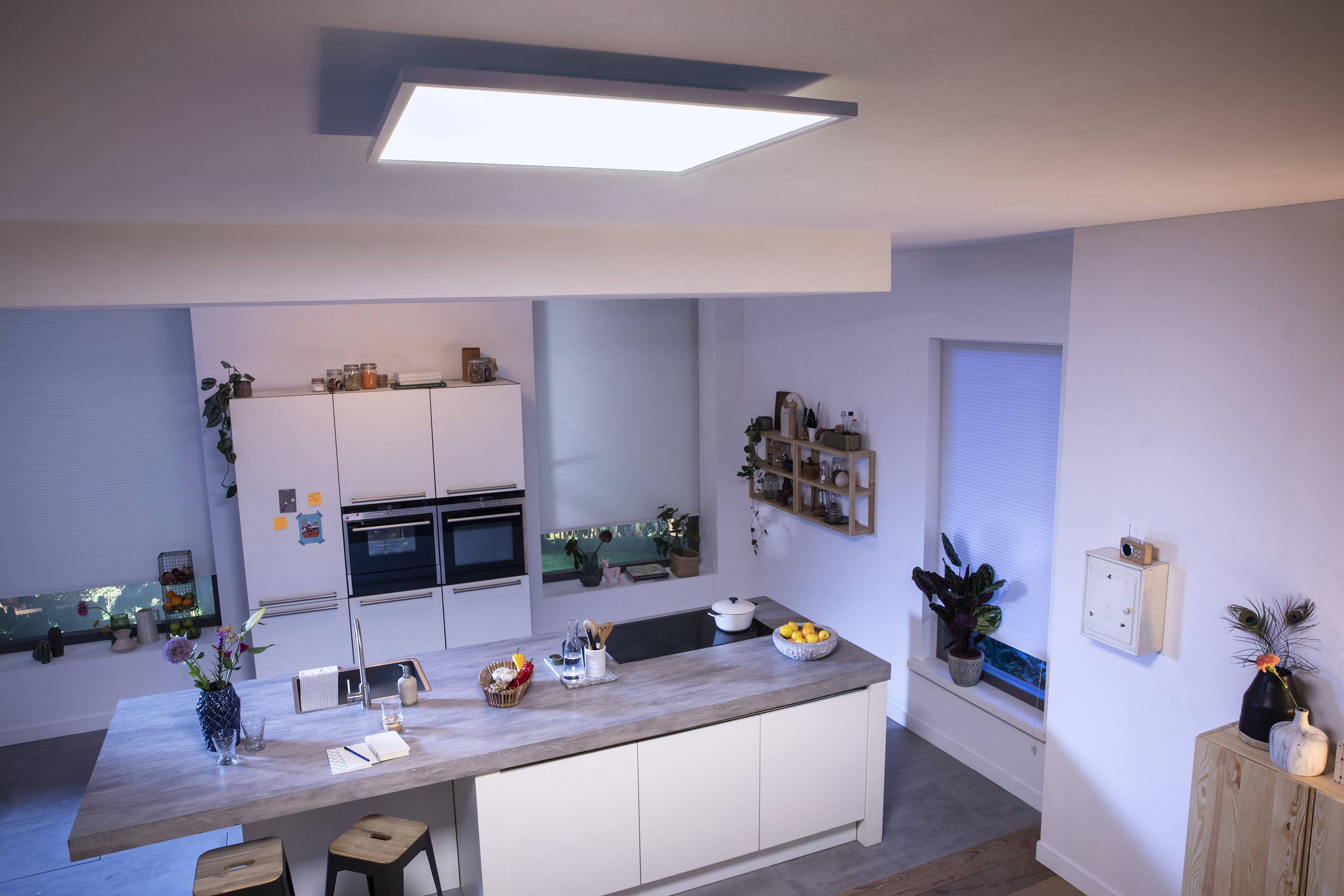 Philips Hue LED-Panel 871951438262600 Hue White Amb. Aurelle Panelleuchte 30x30cm LED fest eingebaut 19W