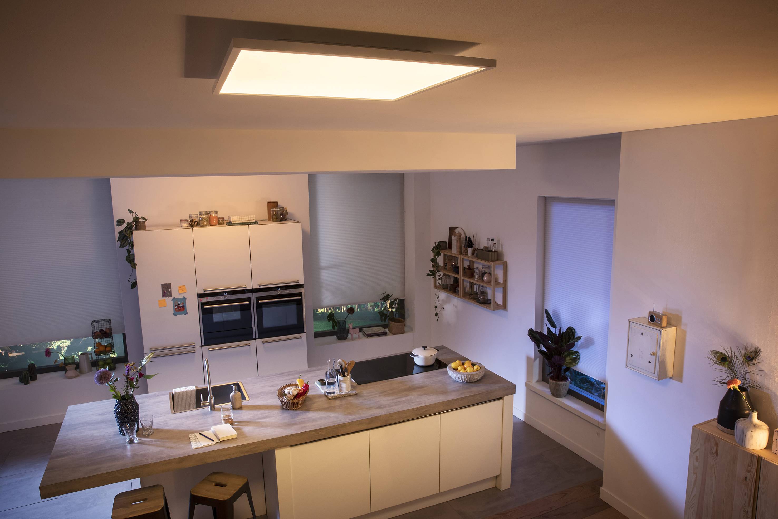 Philips Hue LED-Panel 871951438262600 Hue White Amb. Aurelle Panelleuchte 30x30cm LED fest eingebaut 19W