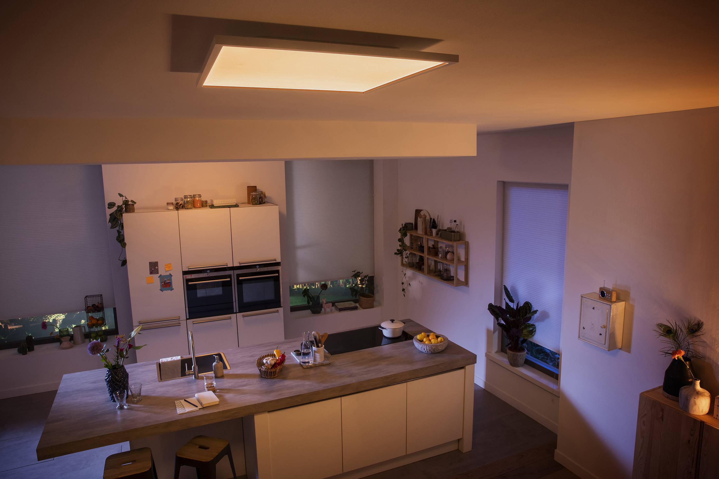 Philips Hue LED-Panel 871951438262600 Hue White Amb. Aurelle Panelleuchte 30x30cm LED fest eingebaut 19W