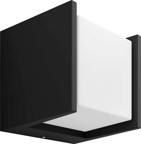 Philips Lighting Hue LED-Wandstrahler 871951438280000 Hue White Fuzo Wandleuchte quadratisch schwarz