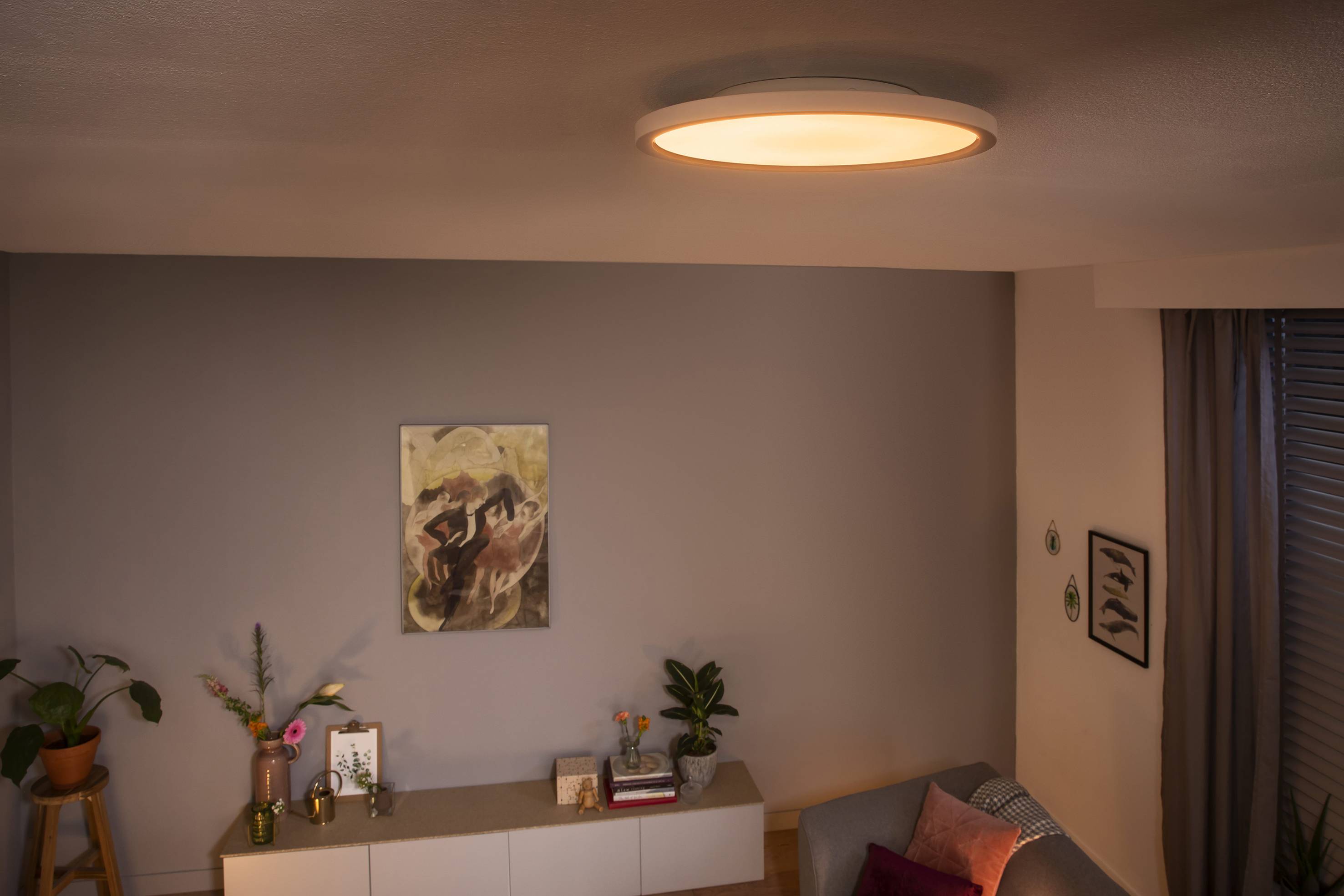 Philips Hue LED-Panel 871951438268800 Hue White Amb. Aurelle Panelleuchte rund LED fest eingebaut 21 W