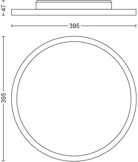 Philips Hue LED-Panel 871951438268800 Hue White Amb. Aurelle Panelleuchte rund LED fest eingebaut 21 W
