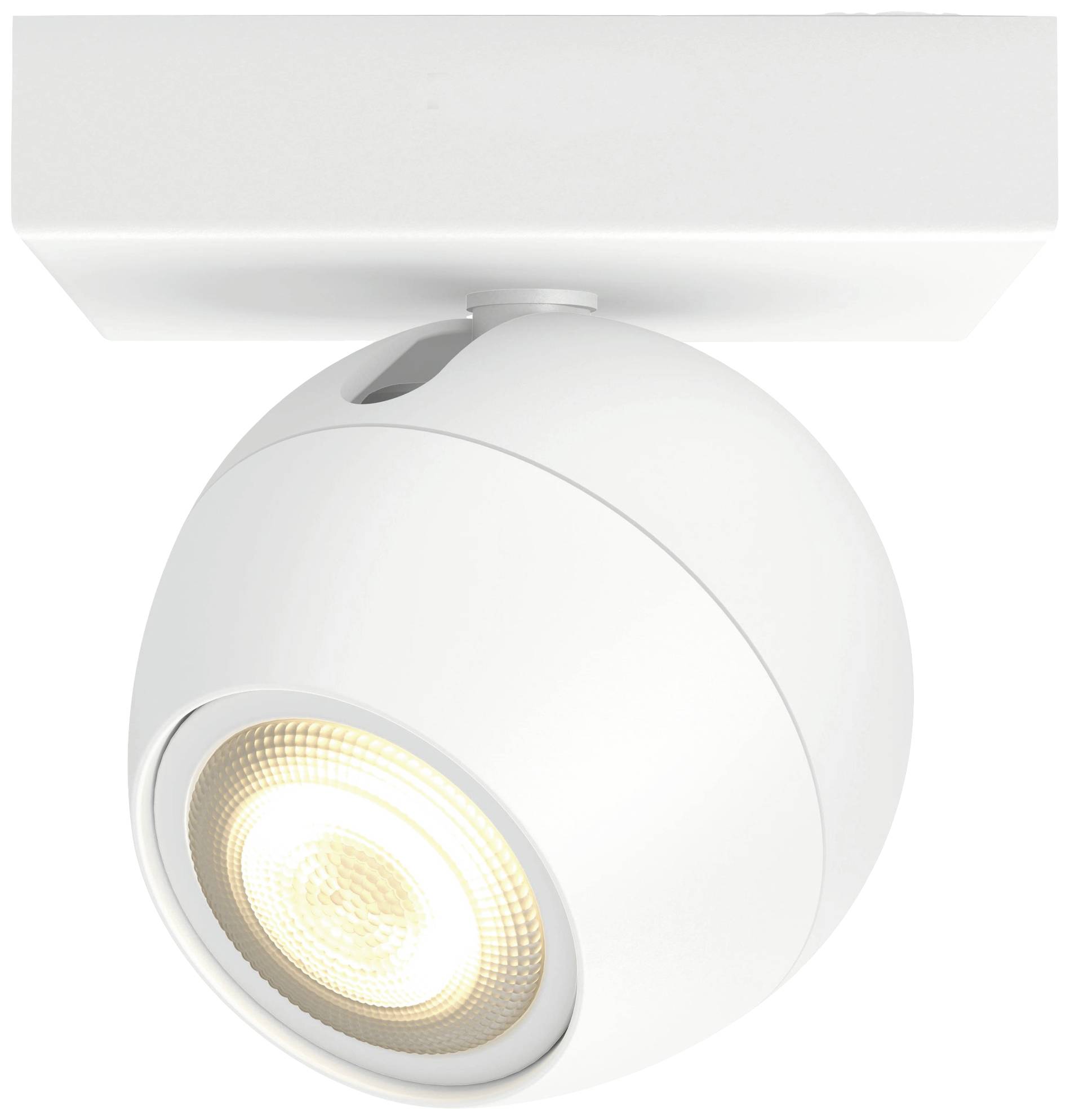 Philips Hue LED-Deckenstrahler 871951433922400 Hue White Amb. Buckram Spot 1 flg. weiß 350lm inkl. Dimmschalter GU10 5 W