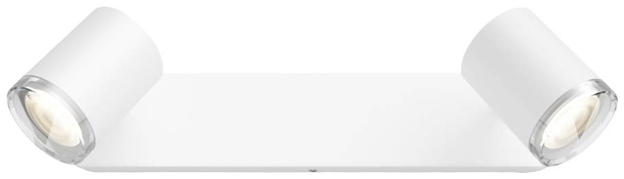 Philips LED LED-Bad-Deckenleuchte 871951434087900 Hue White Amb. Adore Spot 2 flg. weiß 2x350lm inkl. Dimmschalter GU10 10 W