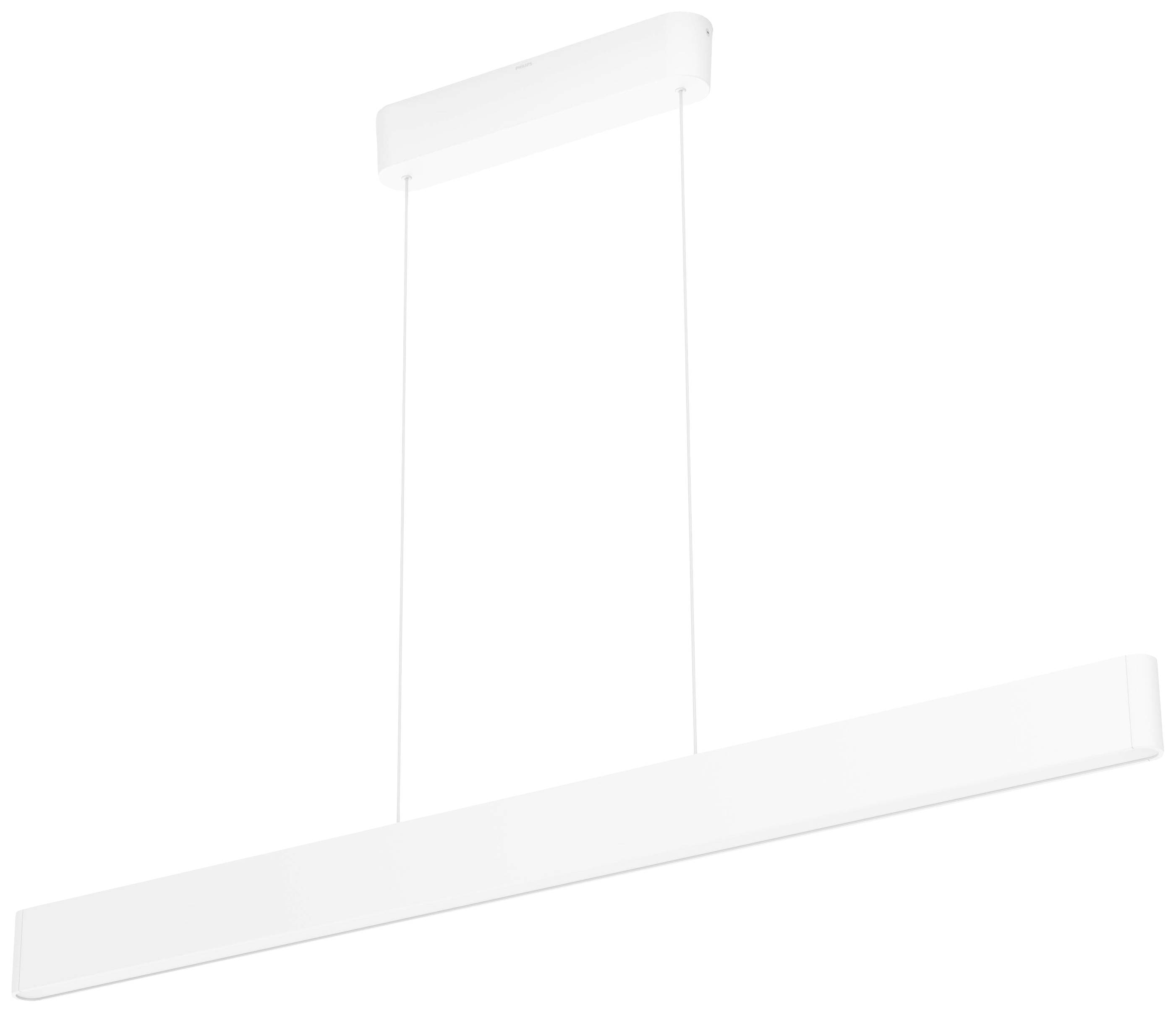 Philips LED LED-Pendelleuchte 871951434346700 Hue White & Col. Amb. Ensis Pendelleuchte weiß 6000lm LED fest eingebaut 79 W